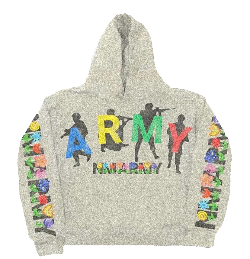 N*M “ARMY” Beige Hoodie