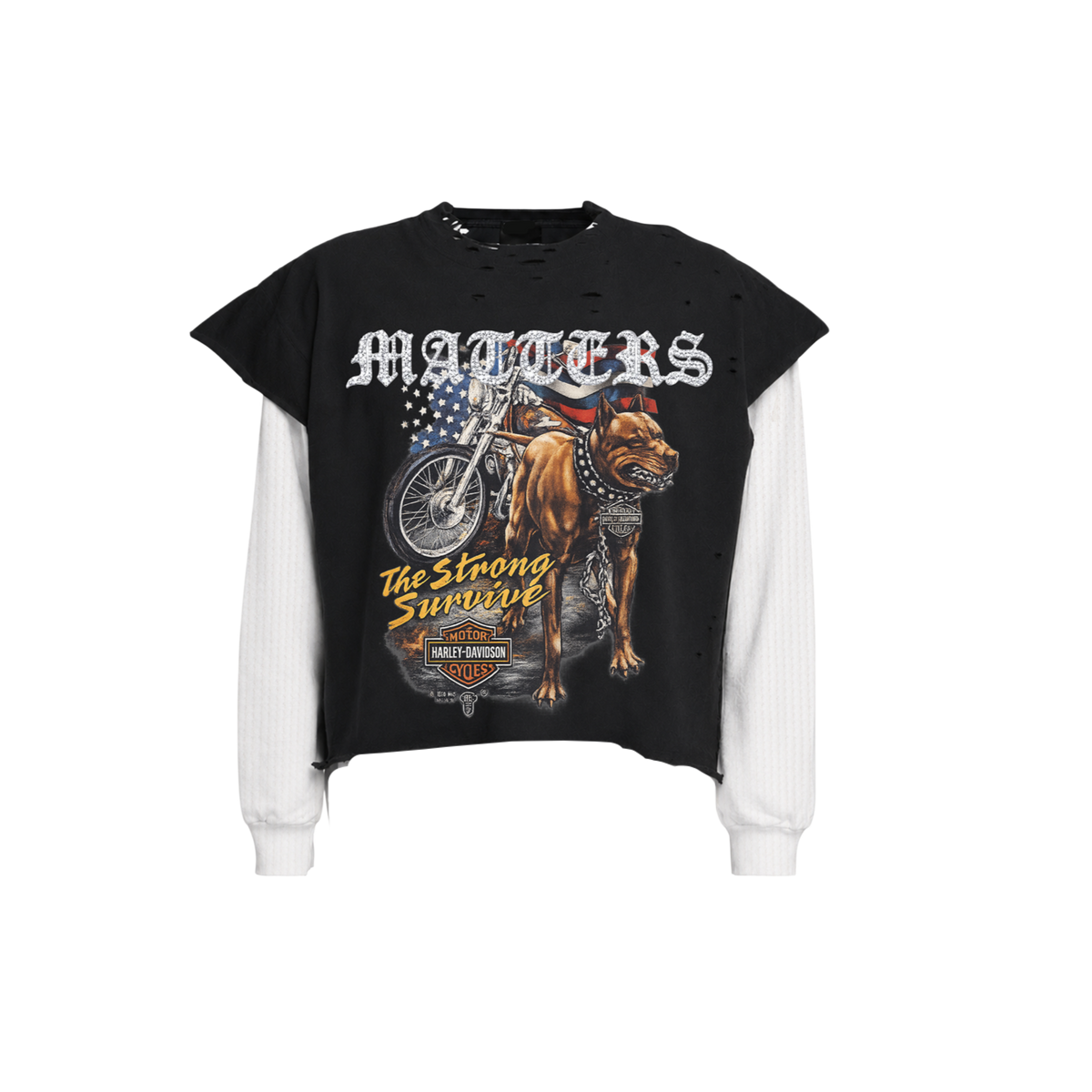 N*M Rhinestone “Rough Rider” Double Layered