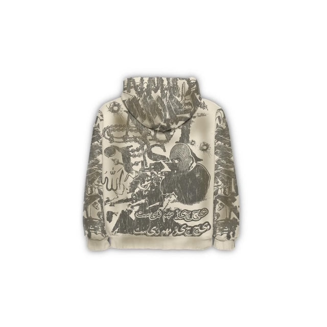 N*M All Over Terrorist Zip Up