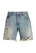 N*M “Rhinestone” Denim Blue Shorts