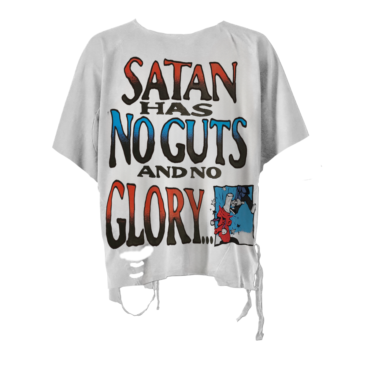 N*M “Satan Has No Guts & No Glory” Tee