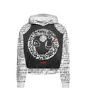 N*M “Floral” Panel Hoodie