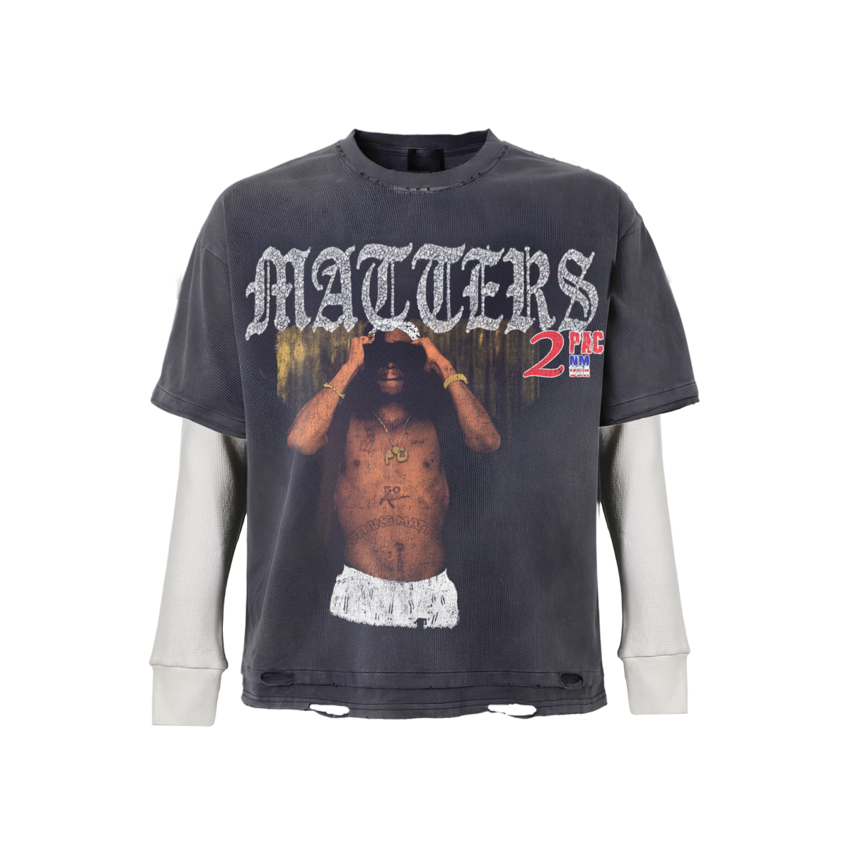 N*M “All Eyez On Me” V2 Double Layered Tee